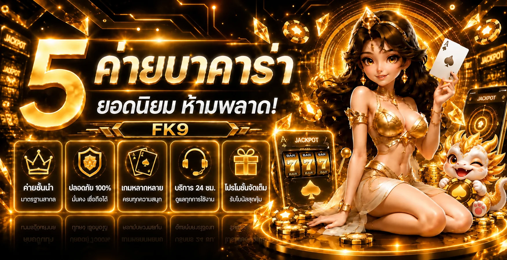 ภาพประกอบหมวด FK9 สล็อตและค่ายเกม